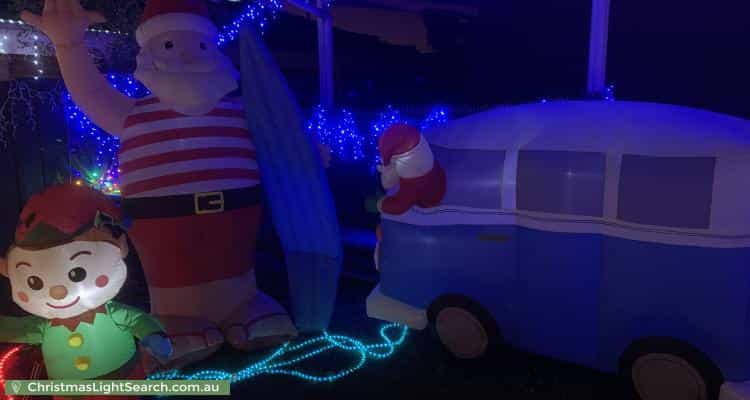 Christmas Light display at 56 Tate Avenue, Wantirna South