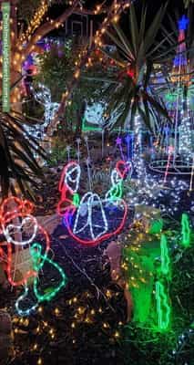 Christmas Light display at 82 Sansom Road, Semaphore Park