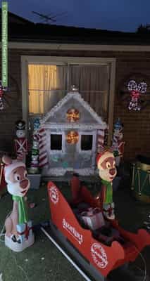Christmas Light display at  Coleridge Way, South Morang