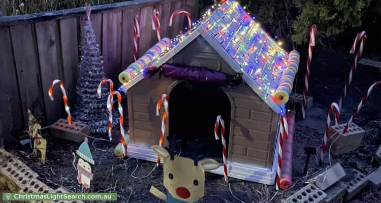 Christmas Light display at  Coleridge Way, South Morang