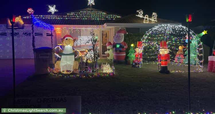 Christmas Light display at 64 Grand Paradiso Parade, Merriwa