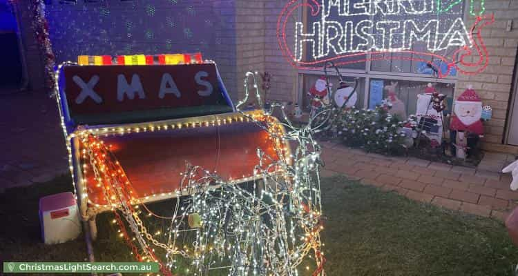 Christmas Light display at 64 Grand Paradiso Parade, Merriwa