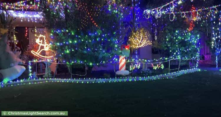 Christmas Light display at 6 Buxton Entrance, Hocking