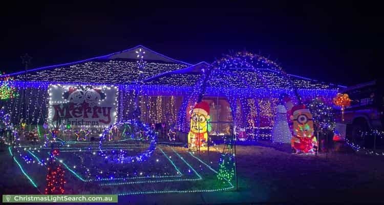 Christmas Light display at 5 Coongan Court, Heathridge