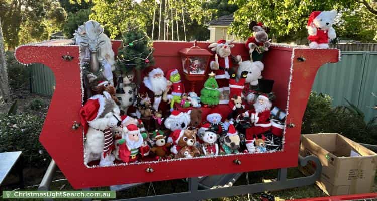 Christmas Light display at  David Road, Lilydale