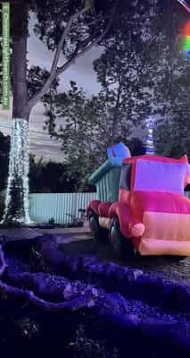 Christmas Light display at  David Road, Lilydale
