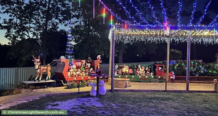 Christmas Light display at  David Road, Lilydale