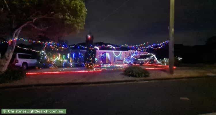 Christmas Light display at 26 Santa Barbara Drive, Frankston