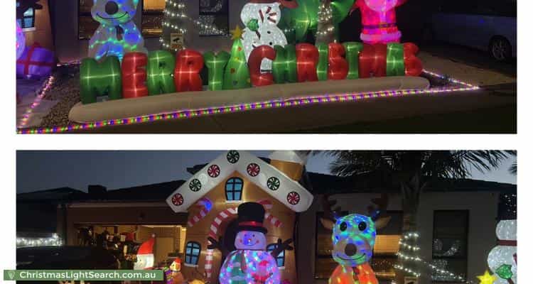 Christmas Light display at 3 Pangana Drive, Point Cook