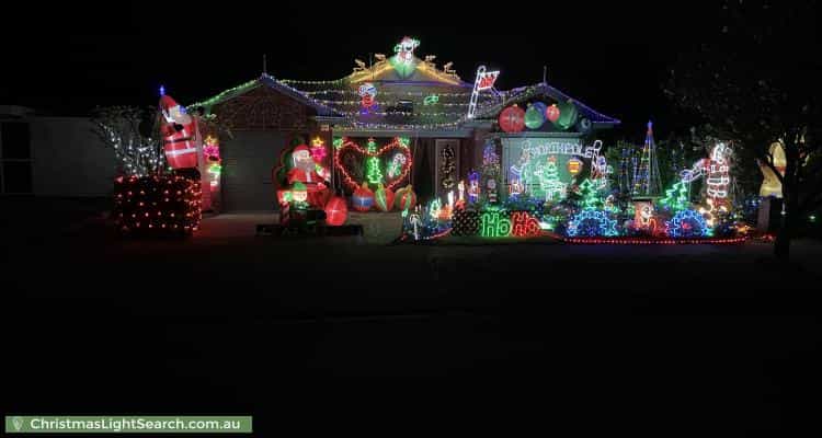 Christmas Light display at 1 Sirius Avenue, Hope Valley