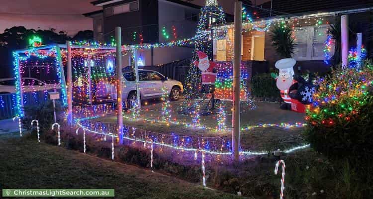 Christmas Light display at 28 Kingsway, Kingsgrove