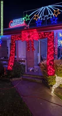 Christmas Light display at Baratta Street, Blackburn South