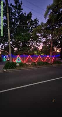 Christmas Light display at Baratta Street, Blackburn South