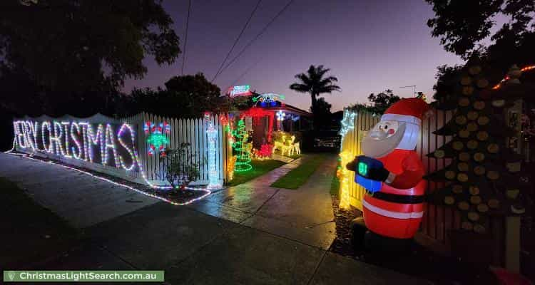 Christmas Light display at Baratta Street, Blackburn South