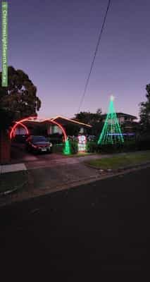 Christmas Light display at Baratta Street, Blackburn South