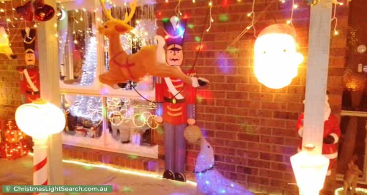 Christmas Light display at  Fleetwood Drive, Narre Warren