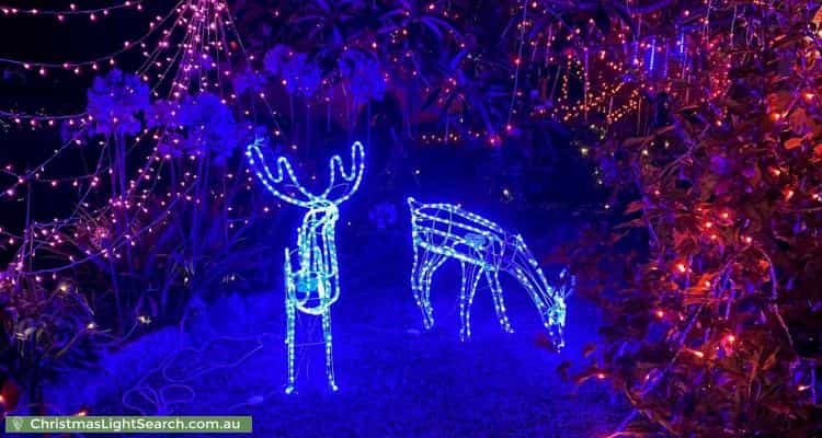 Christmas Light display at 47 Homedale Crescent, Connells Point