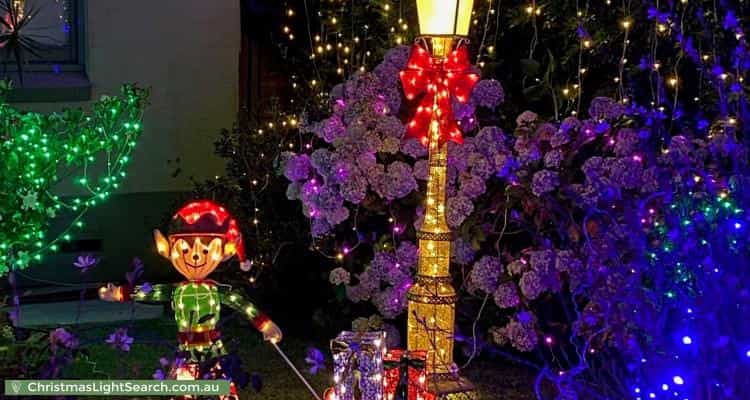Christmas Light display at 47 Homedale Crescent, Connells Point