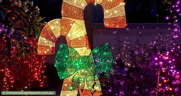 Christmas Light display at 47 Homedale Crescent, Connells Point