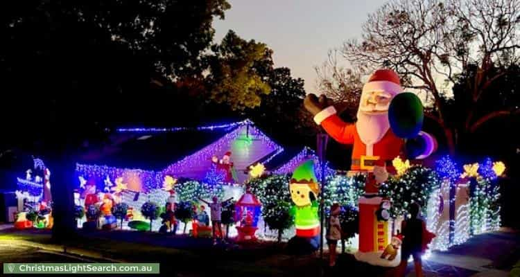 Christmas Light display at 2 Magic Grove, Mosman