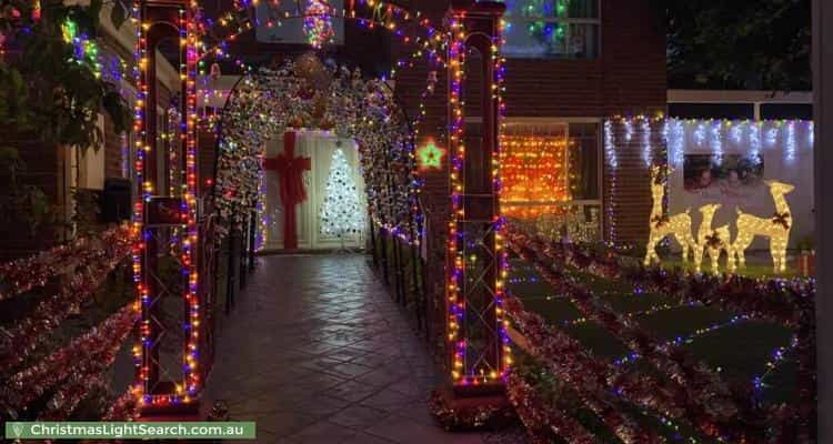 Christmas Light display at 67 Harbour Drive, Patterson Lakes