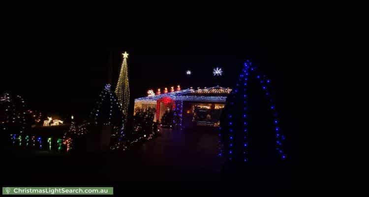 Christmas Light display at 13 Crawley Grove, Ringwood North