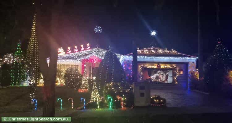 Christmas Light display at 13 Crawley Grove, Ringwood North