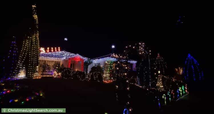 Christmas Light display at 13 Crawley Grove, Ringwood North