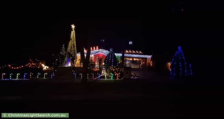 Christmas Light display at 13 Crawley Grove, Ringwood North