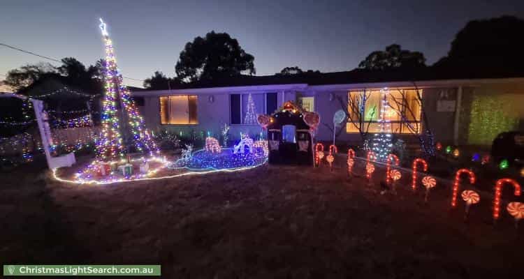 Christmas Light display at 7 Pyrus Way, Forrestfield