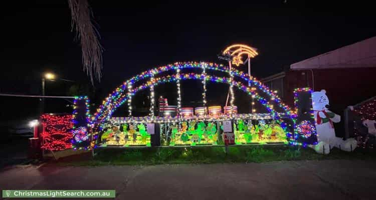 Christmas Light display at 39 Alice Street, Rooty Hill