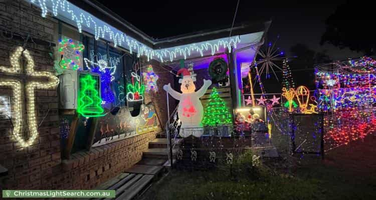 Christmas Light display at 39 Alice Street, Rooty Hill