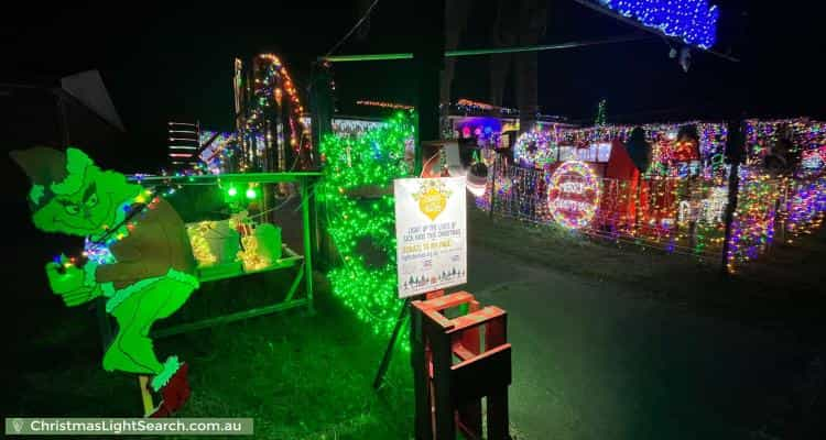 Christmas Light display at 39 Alice Street, Rooty Hill