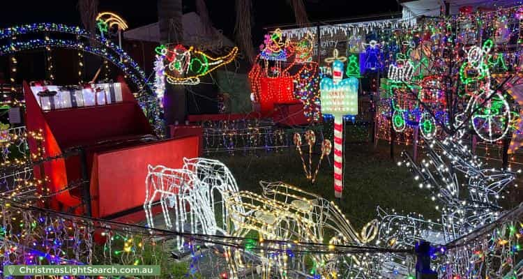 Christmas Light display at 39 Alice Street, Rooty Hill