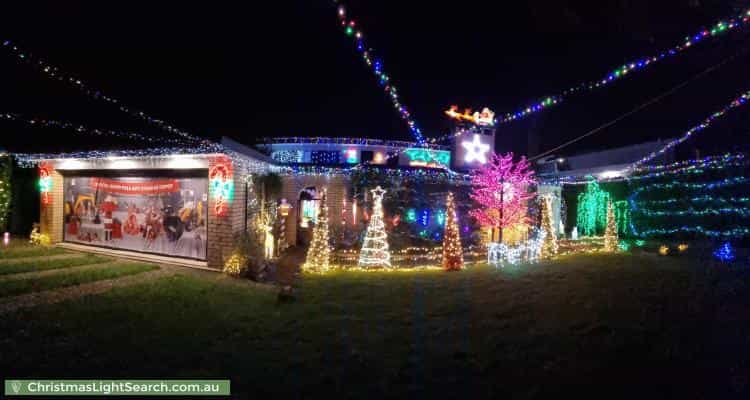 Christmas Light display at 34 Narelle Crescent, Rochedale South