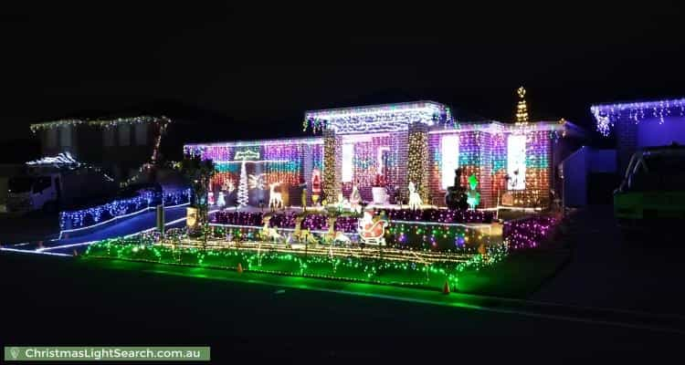 Christmas Light display at 5 Challenger Street, Gregory Hills