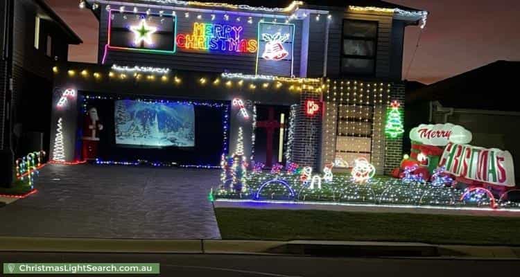 Christmas Light display at 41 William Street, Riverstone