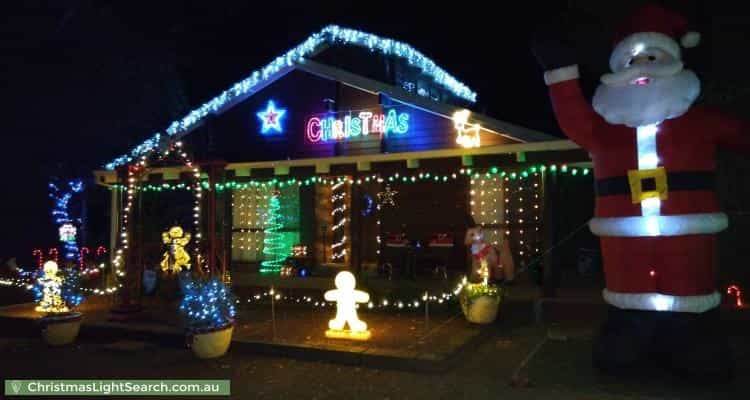 Christmas Light display at 6 Calytrix Road, Roleystone