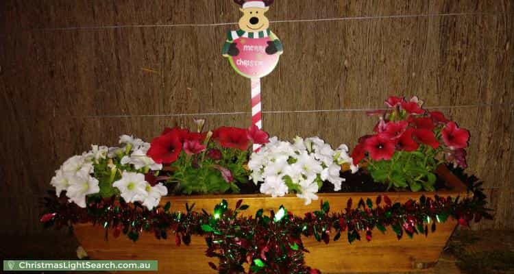 Christmas Light display at 6 Calytrix Road, Roleystone