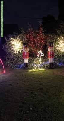 Christmas Light display at 11 Evesham Road, Cheltenham