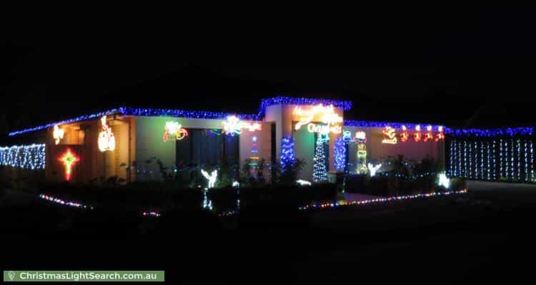 Christmas Light display at  Kingfisher Avenue, Mawson Lakes