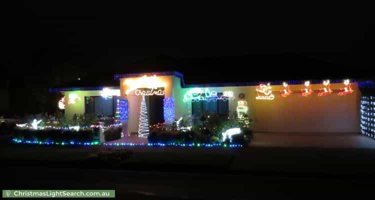 Christmas Light display at  Kingfisher Avenue, Mawson Lakes