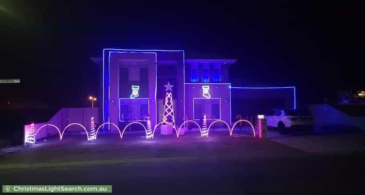 Christmas Light display at 7 Flagtail Outlook, Yanchep