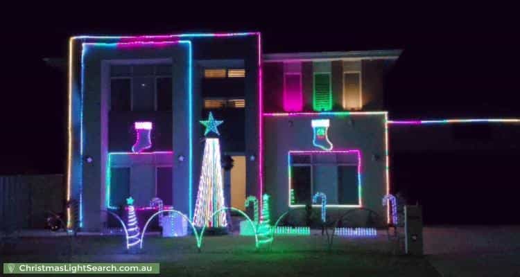 Christmas Light display at 7 Flagtail Outlook, Yanchep
