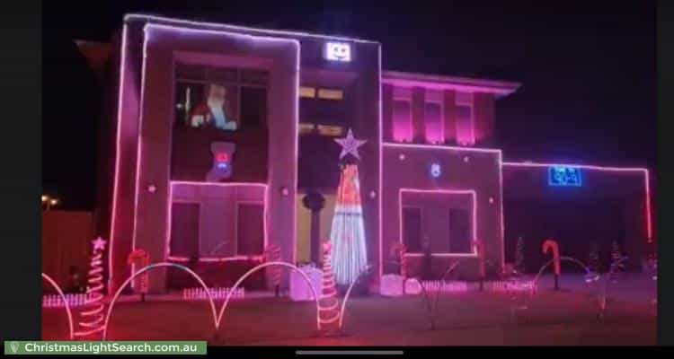 Christmas Light display at 7 Flagtail Outlook, Yanchep