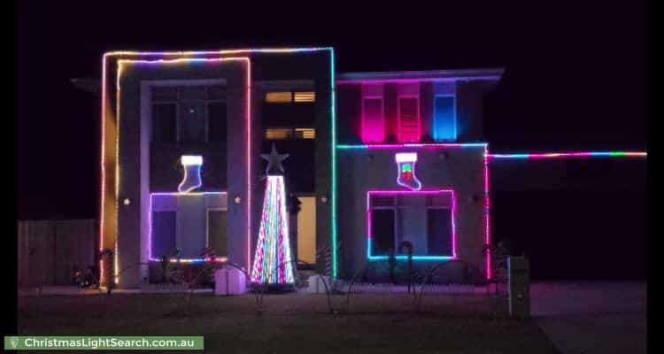 Christmas Light display at 7 Flagtail Outlook, Yanchep
