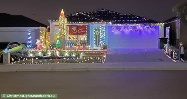 Christmas Light display at 109 Dundatha Drive, Byford