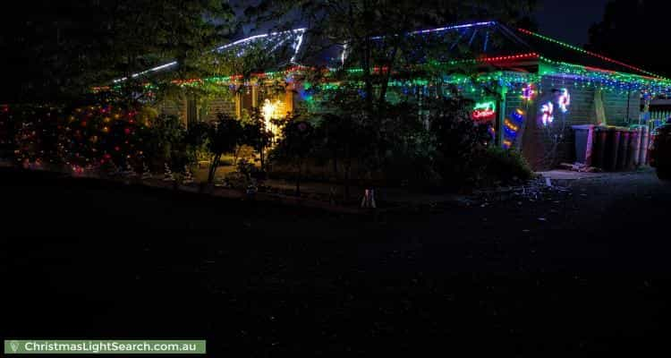 Christmas Light display at 17 Betty Road, Lewiston