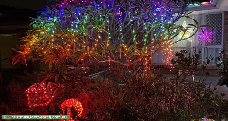 Christmas Light display at 21 Stockman Place, Walkley Heights