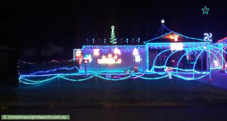 Christmas Light display at 44 Mawarra Crescent, Kellyville